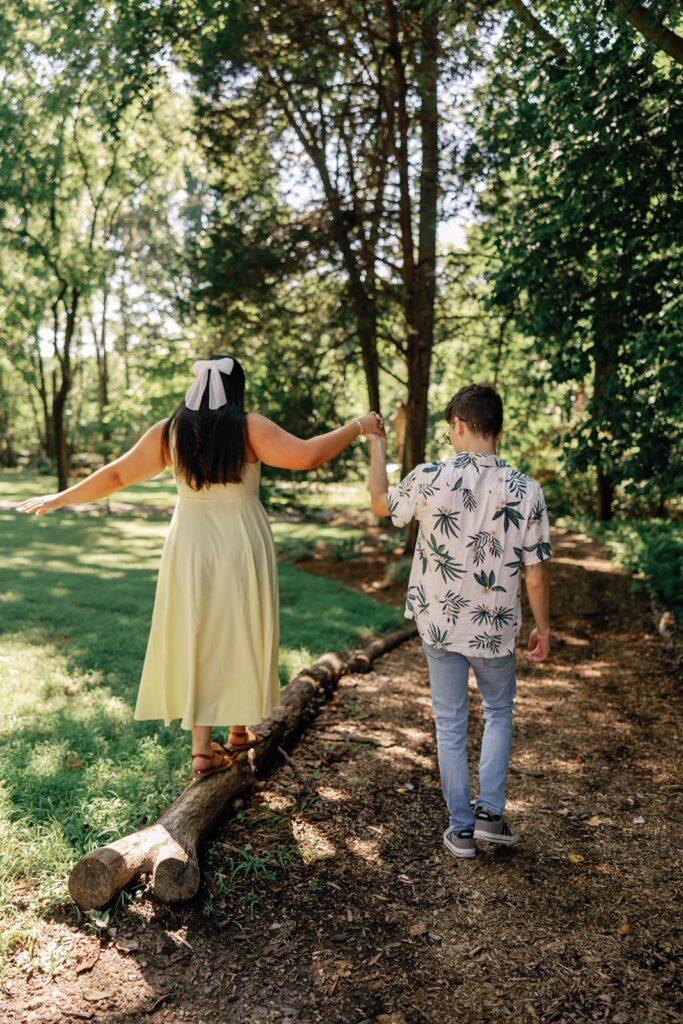 summer Meadowlark Botanical Garden engagement