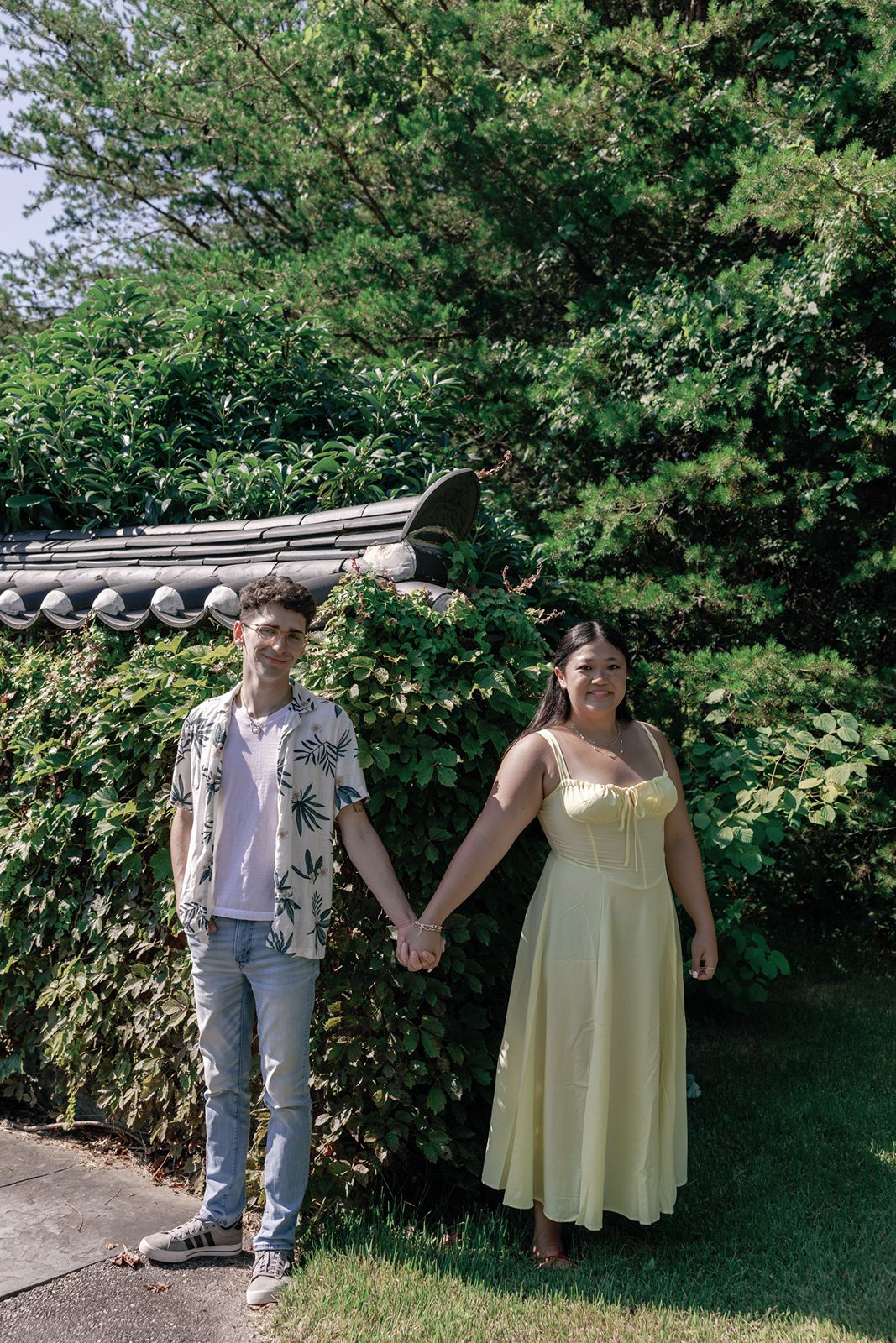 Meadowlark Botanical Garden engagement photos